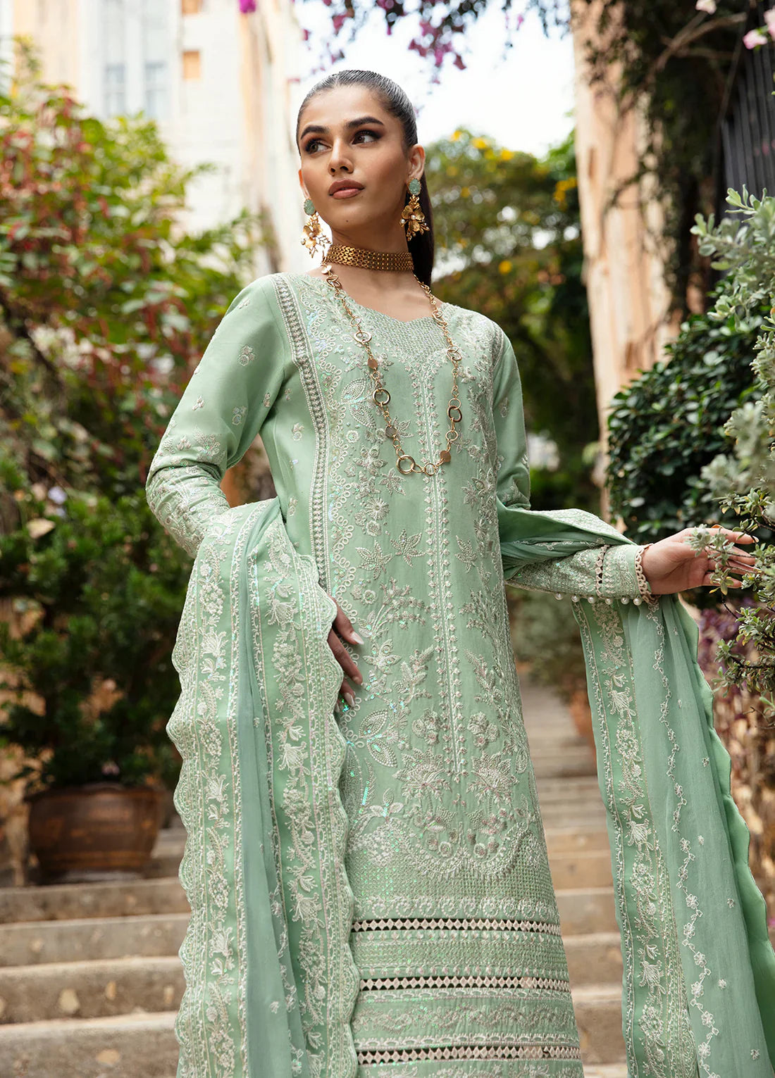 Gulaal | Luxury Lawn 24 | DENIZ (GL-LL-24V1-05) by Gulaal - Designer Dress - Type: Ladies Clothes - Available at Libayah - 100% Original