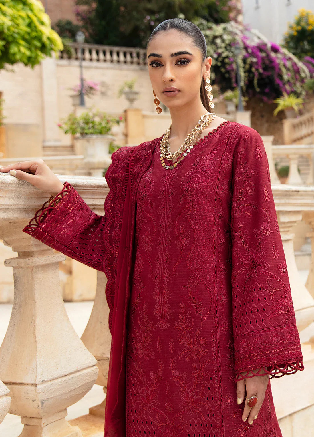 Gulaal | Luxury Lawn 24 | AMELIE (GL-LL-24V1-07) by Gulaal - Designer Dress - Type: Ladies Clothes - Available at Libayah - 100% Original