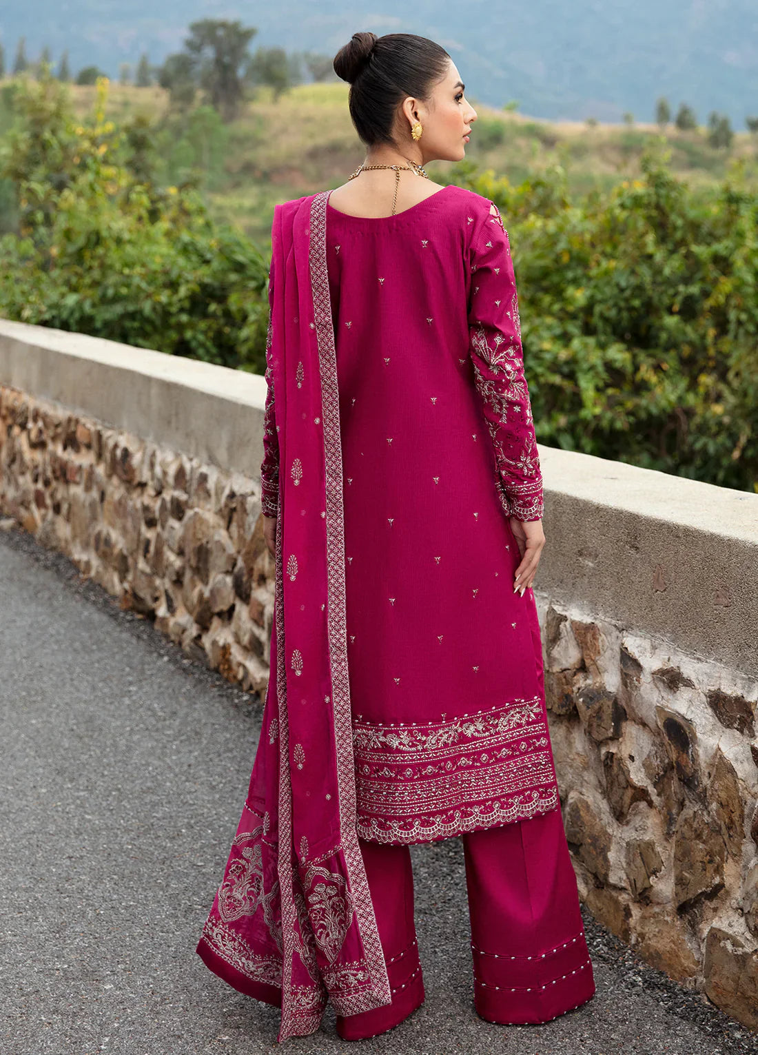 Gulaal | Luxury Lawn 24 | ARMERIA (GL-LL-24V1-02) by Gulaal - Designer Dress - Type: Ladies Clothes - Available at Libayah - 100% Original