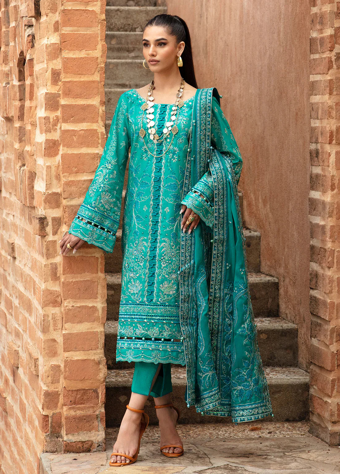 Gulaal | Luxury Lawn 24 | CIANA (GL-LL-24V1-08) by Gulaal - Designer Dress - Type: Ladies Clothes - Available at Libayah - 100% Original