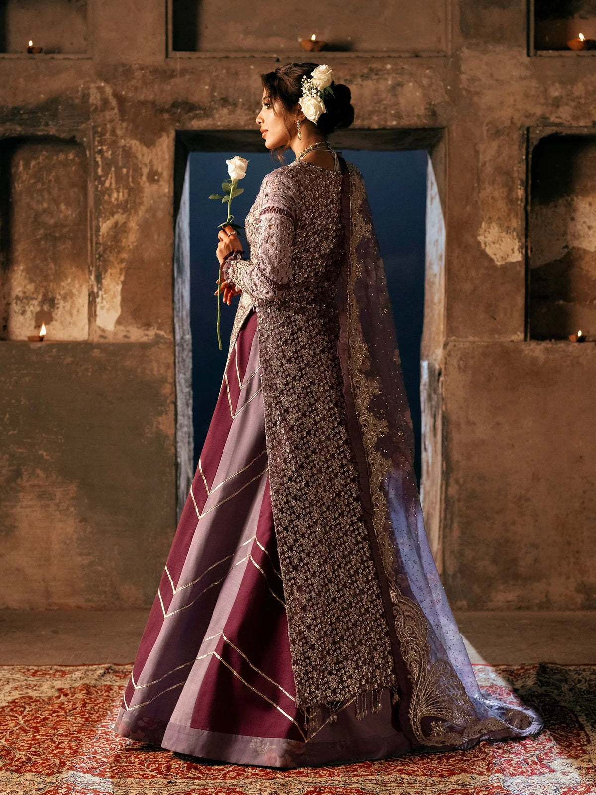 Maryam Hussain | Gulaab Wedding Formals 24 | JHIL MIL by Maryam Hussain - Designer Dress - Type: Ladies Clothes - Available at Libayah - 100% Original