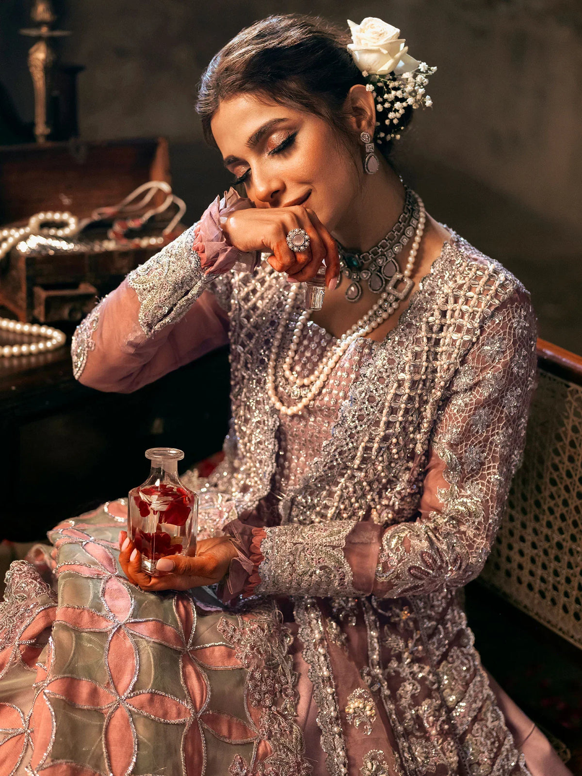 Maryam Hussain | Gulaab Wedding Formals 24 | Mahi by Maryam Hussain - Designer Dress - Type: Ladies Clothes - Available at Libayah - 100% Original