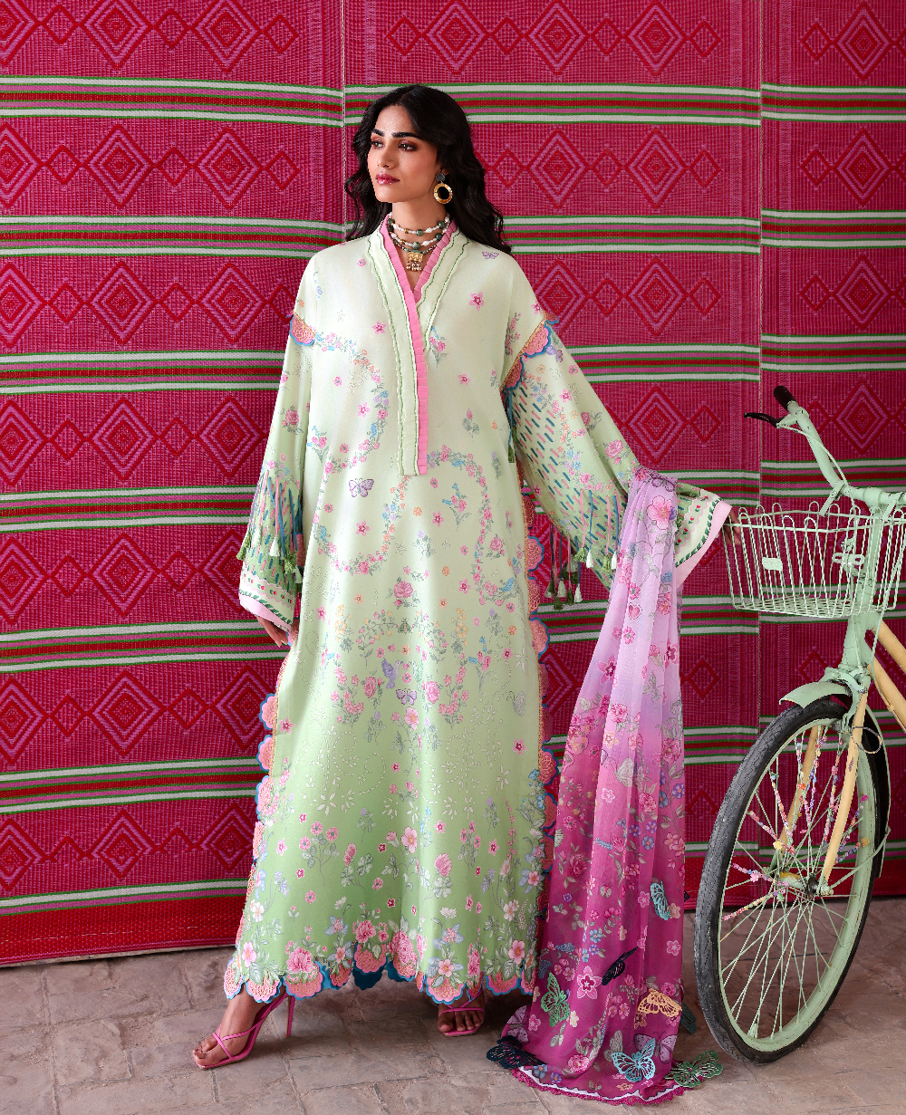 Republic Womenswear | Neoma Summer Prints 26 |Gulnaar by Republic Womenswear - Designer Dress  - Type : Ladies Clothes - Available at Libayah - 100% Original 