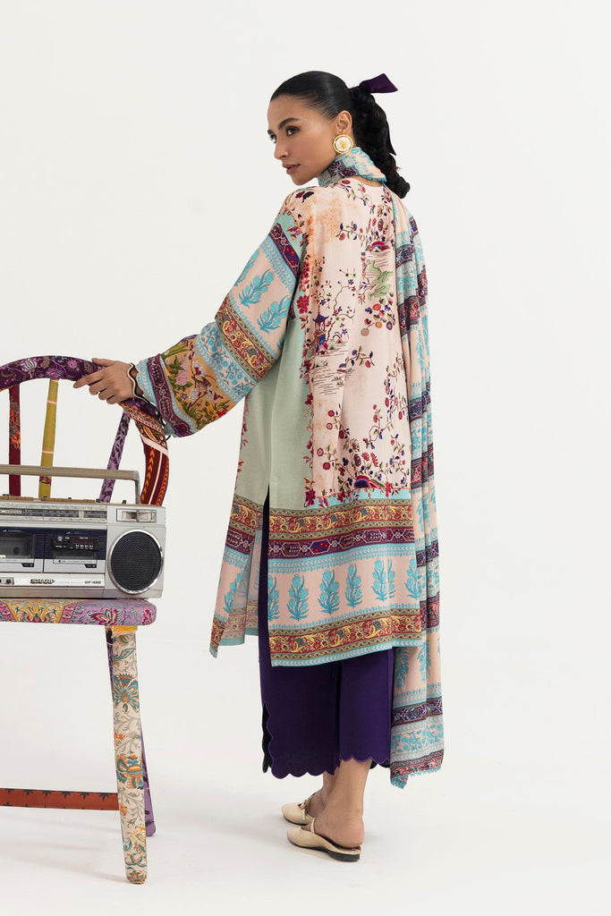 Sana Safinaz | Mahay Winter 25 | H255-001A-3CY by Sana Safinaz - Designer Dress  - Type : Ladies Clothes - Available at Libayah - 100% Original 