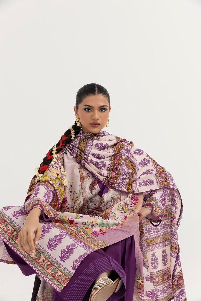 Sana Safinaz | Mahay Winter 25 | H255-001B-3CY by Sana Safinaz - Designer Dress  - Type : Ladies Clothes - Available at Libayah - 100% Original 