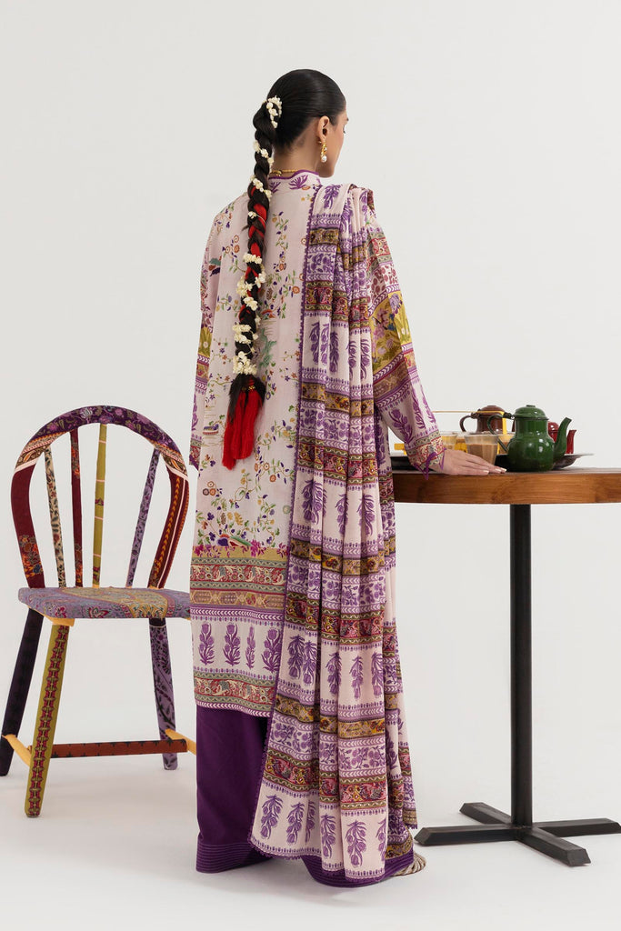 Sana Safinaz | Mahay Winter 25 | H255-001B-3CY by Sana Safinaz - Designer Dress  - Type : Ladies Clothes - Available at Libayah - 100% Original 