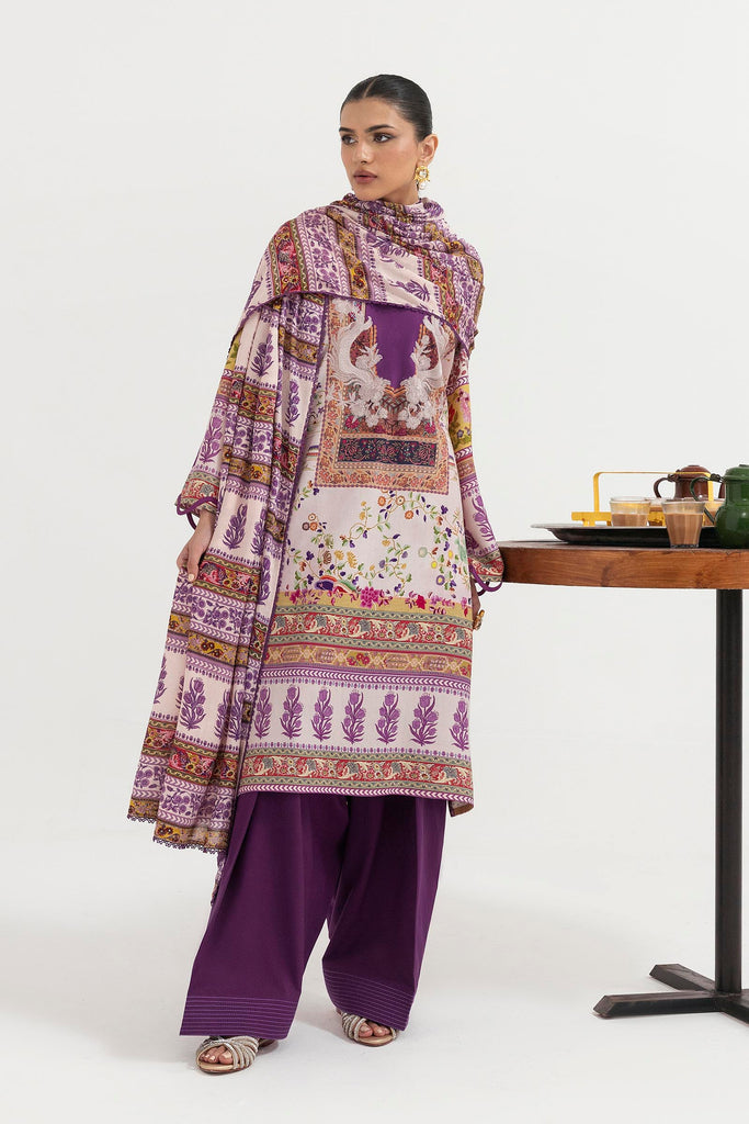 Sana Safinaz | Mahay Winter 25 | H255-001B-3CY by Sana Safinaz - Designer Dress  - Type : Ladies Clothes - Available at Libayah - 100% Original 