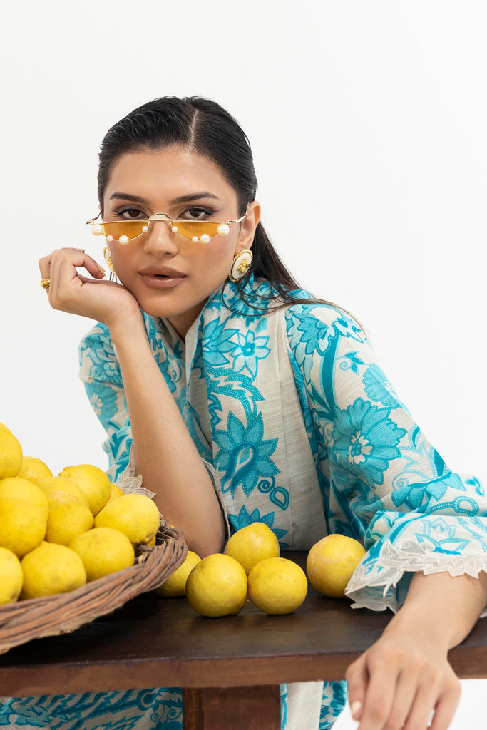 Sana Safinaz | Mahay Winter 25 | H255-002B-2BQ by Sana Safinaz - Designer Dress  - Type : Ladies Clothes - Available at Libayah - 100% Original 