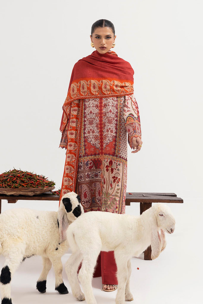 Sana Safinaz | Mahay Winter 25 | H255-003A by Sana Safinaz - Designer Dress  - Type : Ladies Clothes - Available at Libayah - 100% Original 