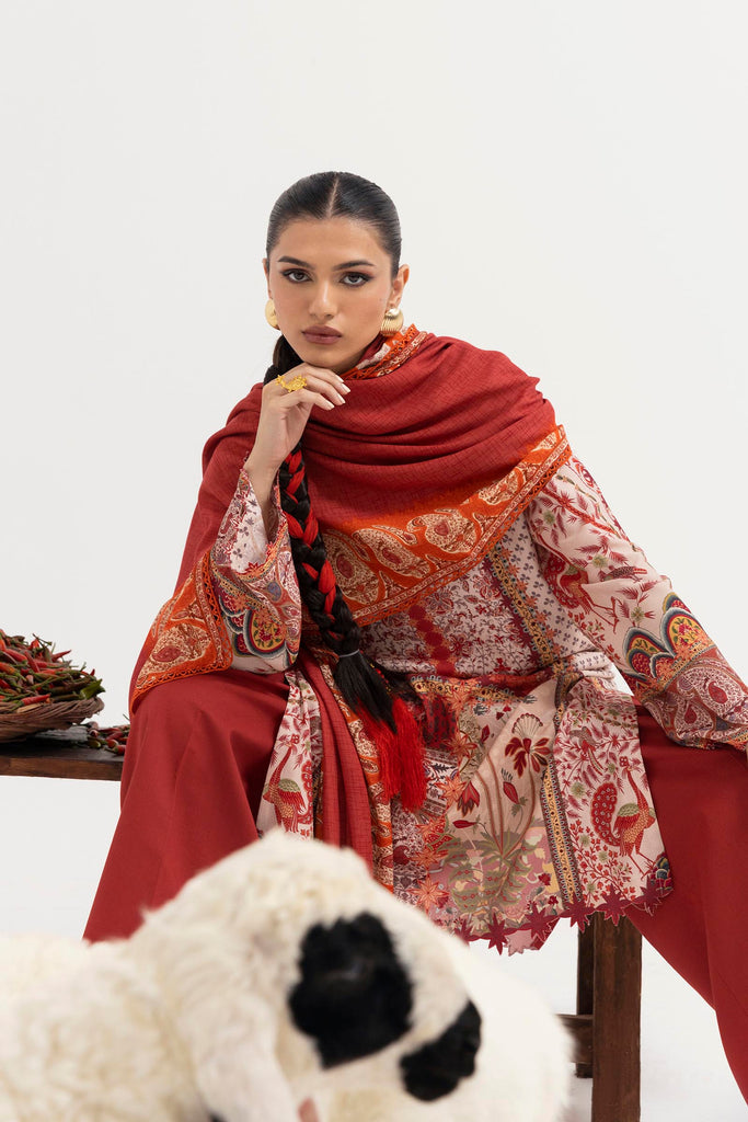 Sana Safinaz | Mahay Winter 25 | H255-003A by Sana Safinaz - Designer Dress  - Type : Ladies Clothes - Available at Libayah - 100% Original 