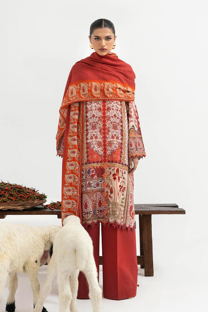 Sana Safinaz | Mahay Winter 25 | H255-003A by Sana Safinaz - Designer Dress  - Type : Ladies Clothes - Available at Libayah - 100% Original 