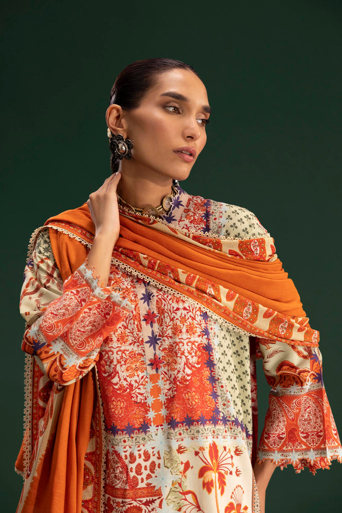 Sana Safinaz | Mahay Winter 25 | H255-003B-3CY by Sana Safinaz - Designer Dress  - Type : Ladies Clothes - Available at Libayah - 100% Original 