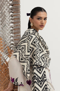 Sana Safinaz | Mahay Winter 25 | H255-004B-3CY by Sana Safinaz - Designer Dress  - Type : Ladies Clothes - Available at Libayah - 100% Original 