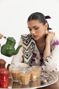 Sana Safinaz | Mahay Winter 25 | H255-004B-3CY by Sana Safinaz - Designer Dress  - Type : Ladies Clothes - Available at Libayah - 100% Original 
