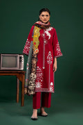 Sana Safinaz | Mahay Winter 25 | H255-006A-3CQ by Sana Safinaz - Designer Dress  - Type : Ladies Clothes - Available at Libayah - 100% Original 