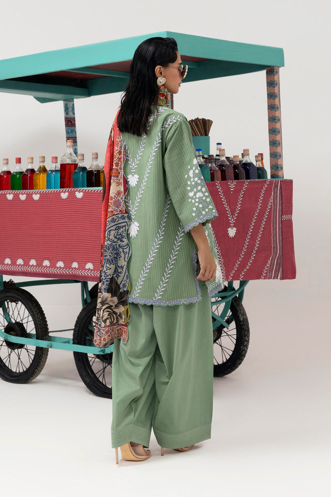 Sana Safinaz | Mahay Winter 25 | H255-006B-3CQ by Sana Safinaz - Designer Dress  - Type : Ladies Clothes - Available at Libayah - 100% Original 