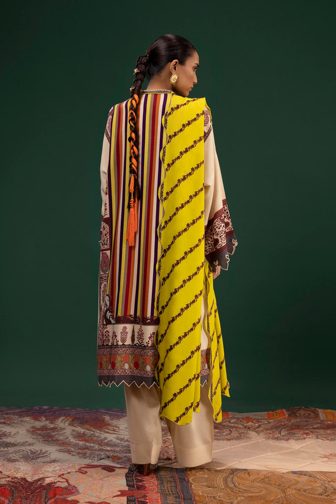 Sana Safinaz | Mahay Winter 25 | H255-007A-2DA by Sana Safinaz - Designer Dress  - Type : Ladies Clothes - Available at Libayah - 100% Original 