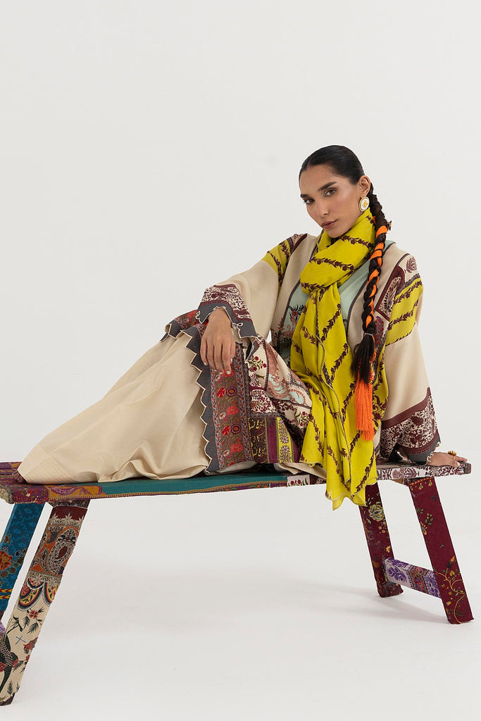 Sana Safinaz | Mahay Winter 25 | H255-007A-2DA by Sana Safinaz - Designer Dress  - Type : Ladies Clothes - Available at Libayah - 100% Original 