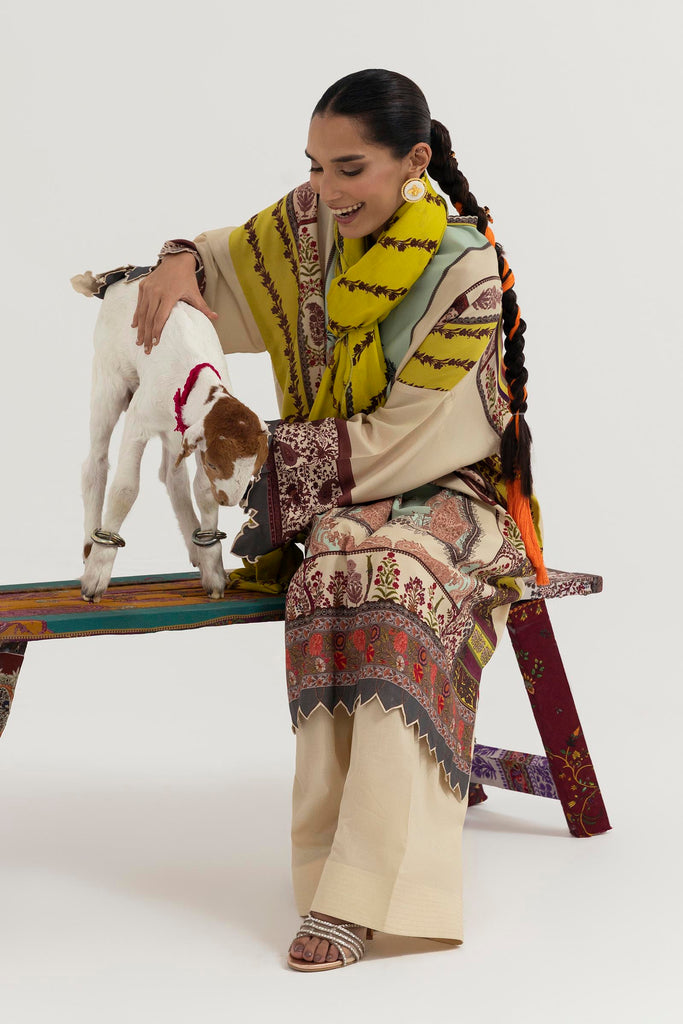 Sana Safinaz | Mahay Winter 25 | H255-007A-2DA by Sana Safinaz - Designer Dress  - Type : Ladies Clothes - Available at Libayah - 100% Original 