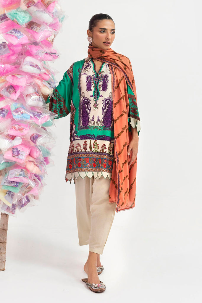 Sana Safinaz | Mahay Winter 25 | H255-007B-2DA by Sana Safinaz - Designer Dress  - Type : Ladies Clothes - Available at Libayah - 100% Original 