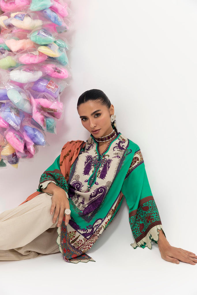 Sana Safinaz | Mahay Winter 25 | H255-007B-2DA by Sana Safinaz - Designer Dress  - Type : Ladies Clothes - Available at Libayah - 100% Original 