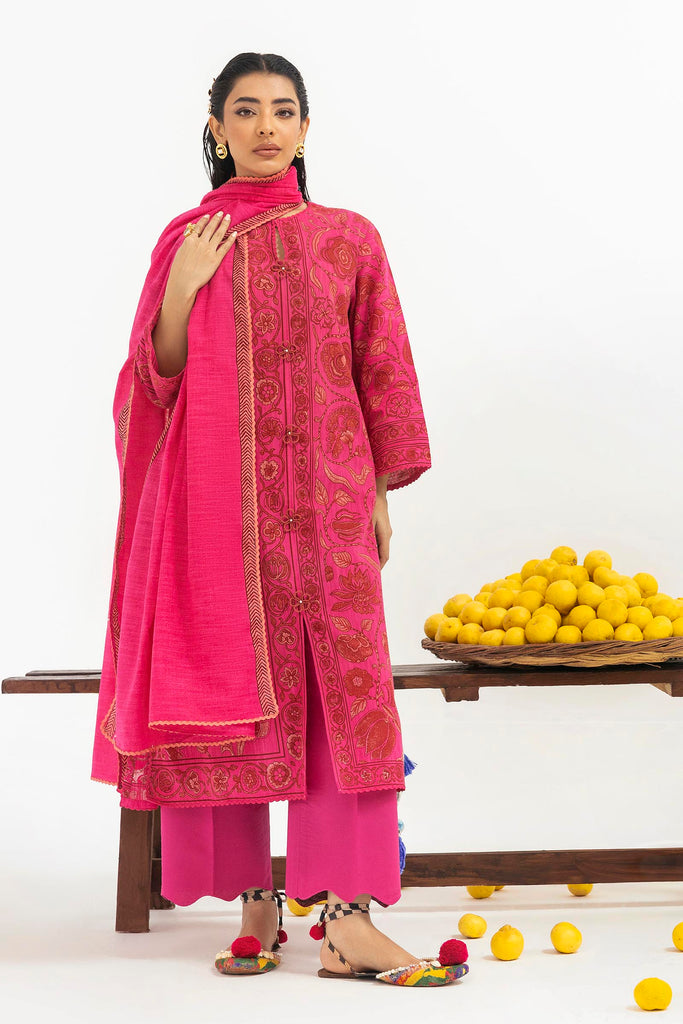 Sana Safinaz | Mahay Winter 25 | H255-008A-2Q by Sana Safinaz - Designer Dress  - Type : Ladies Clothes - Available at Libayah - 100% Original 