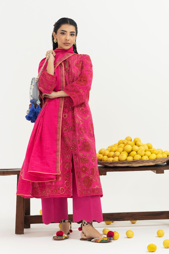 Sana Safinaz | Mahay Winter 25 | H255-008A-2Q by Sana Safinaz - Designer Dress  - Type : Ladies Clothes - Available at Libayah - 100% Original 