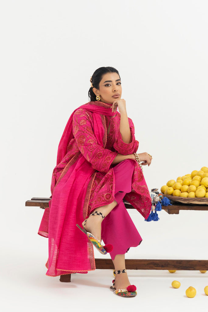 Sana Safinaz | Mahay Winter 25 | H255-008A-2Q by Sana Safinaz - Designer Dress  - Type : Ladies Clothes - Available at Libayah - 100% Original 