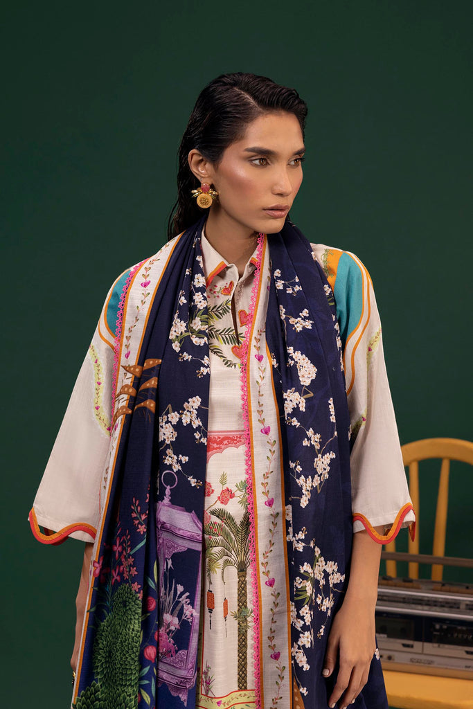 Sana Safinaz | Mahay Winter 25 | H255-010A-2Q by Sana Safinaz - Designer Dress  - Type : Ladies Clothes - Available at Libayah - 100% Original 