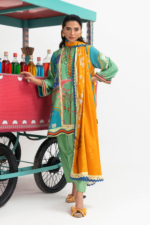 Sana Safinaz | Mahay Winter 25 | H255-010B-2Q by Sana Safinaz - Designer Dress  - Type : Ladies Clothes - Available at Libayah - 100% Original 
