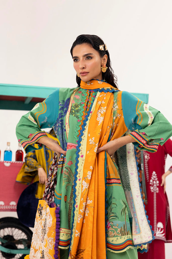 Sana Safinaz | Mahay Winter 25 | H255-010B-2Q by Sana Safinaz - Designer Dress  - Type : Ladies Clothes - Available at Libayah - 100% Original 