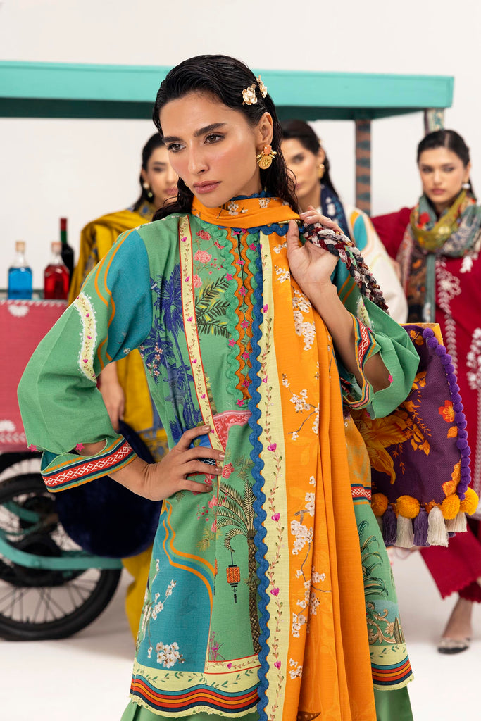 Sana Safinaz | Mahay Winter 25 | H255-010B-2Q by Sana Safinaz - Designer Dress  - Type : Ladies Clothes - Available at Libayah - 100% Original 