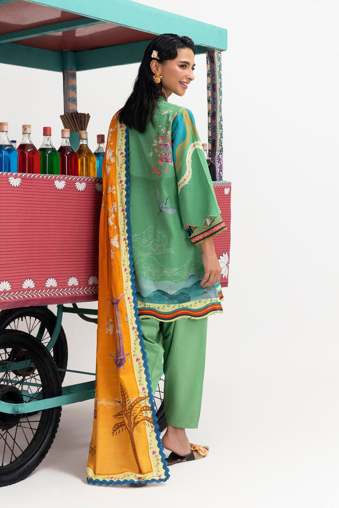 Sana Safinaz | Mahay Winter 25 | H255-010B-2Q by Sana Safinaz - Designer Dress  - Type : Ladies Clothes - Available at Libayah - 100% Original 