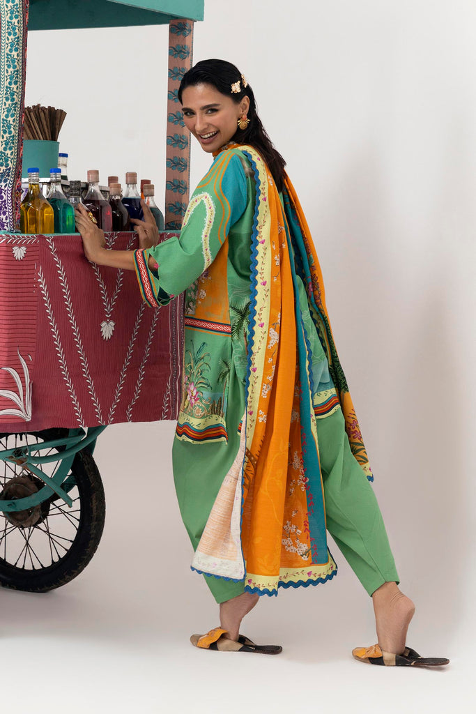 Sana Safinaz | Mahay Winter 25 | H255-010B-2Q by Sana Safinaz - Designer Dress  - Type : Ladies Clothes - Available at Libayah - 100% Original 