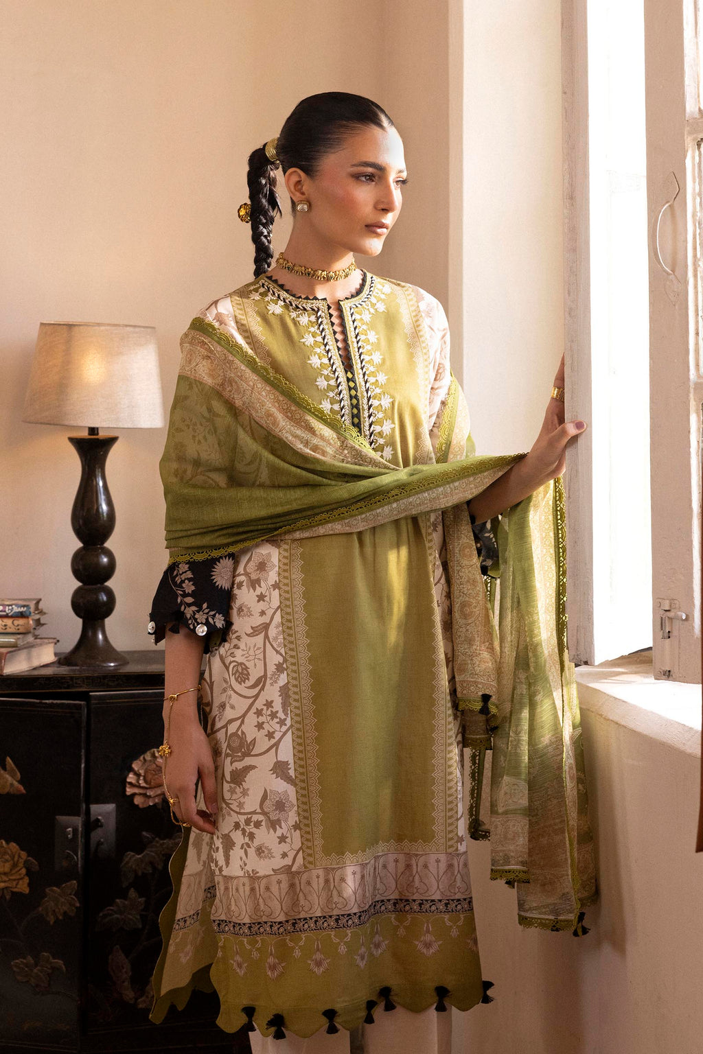 Sana Safinaz | Mahay Summer 26 | H263-001B-2BG by Sana Safinaz - Designer Dress  - Type : Ladies Clothes - Available at Libayah - 100% Original 