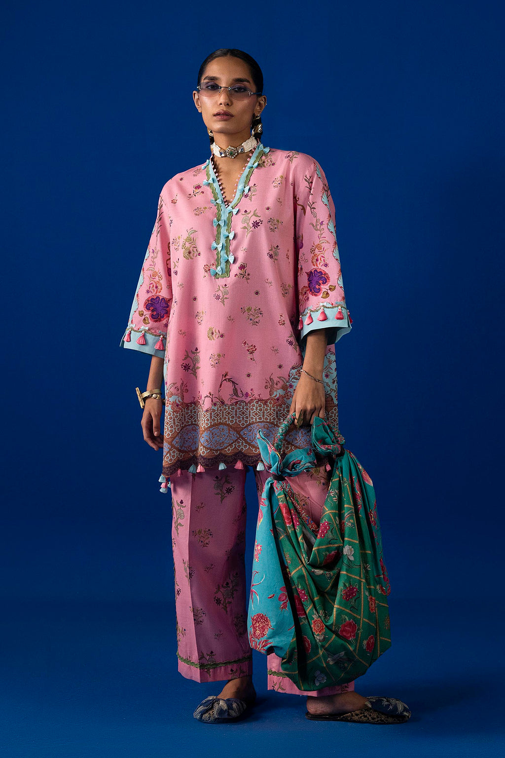 Sana Safinaz | Mahay Summer 26 | H263-002A-2AC by Sana Safinaz - Designer Dress  - Type : Ladies Clothes - Available at Libayah - 100% Original 
