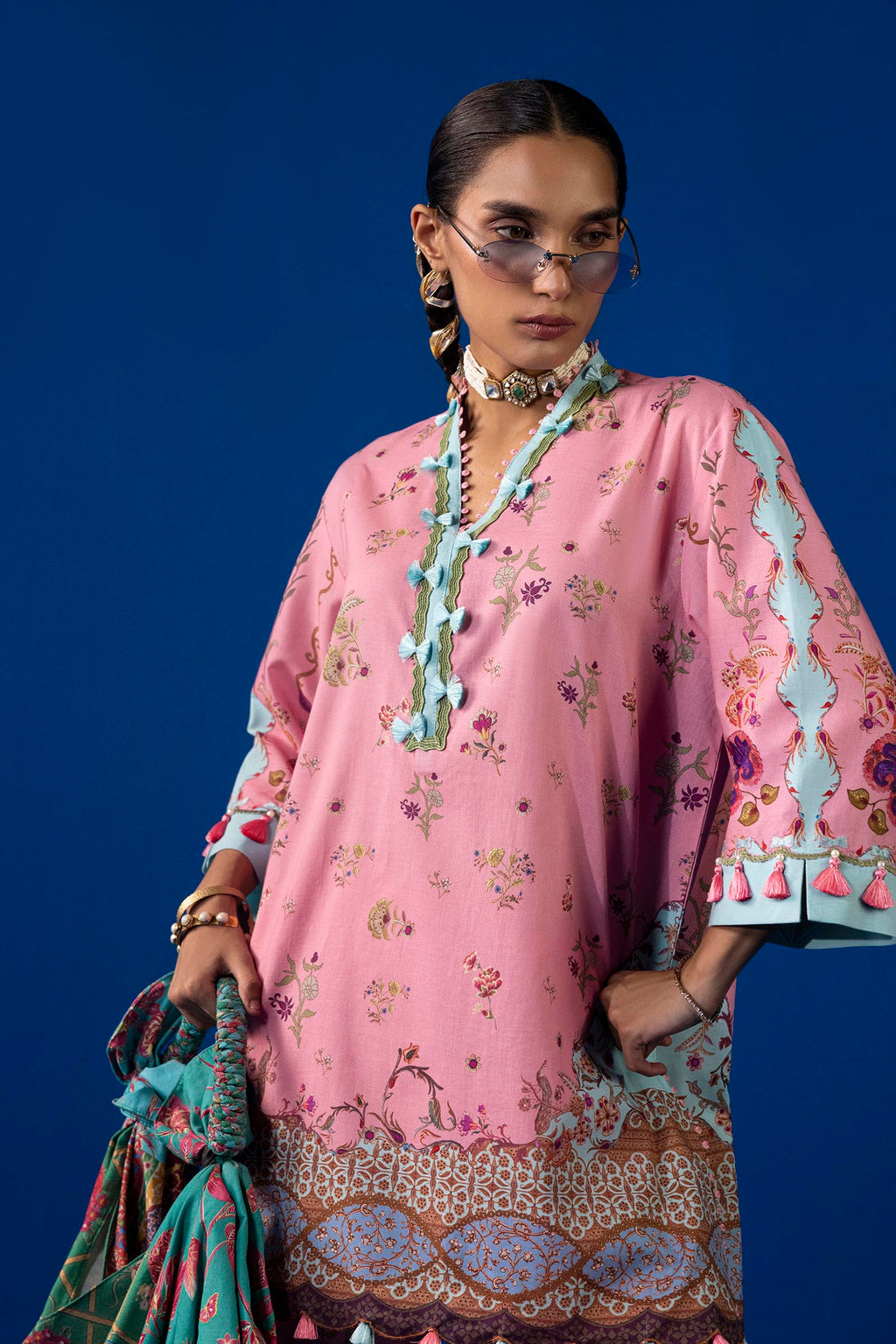 Sana Safinaz | Mahay Summer 26 | H263-002A-2AC by Sana Safinaz - Designer Dress  - Type : Ladies Clothes - Available at Libayah - 100% Original 