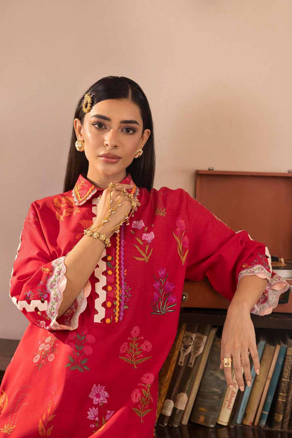 Sana Safinaz | Mahay Summer 26 | H263-003B-2AC by Sana Safinaz - Designer Dress  - Type : Ladies Clothes - Available at Libayah - 100% Original 