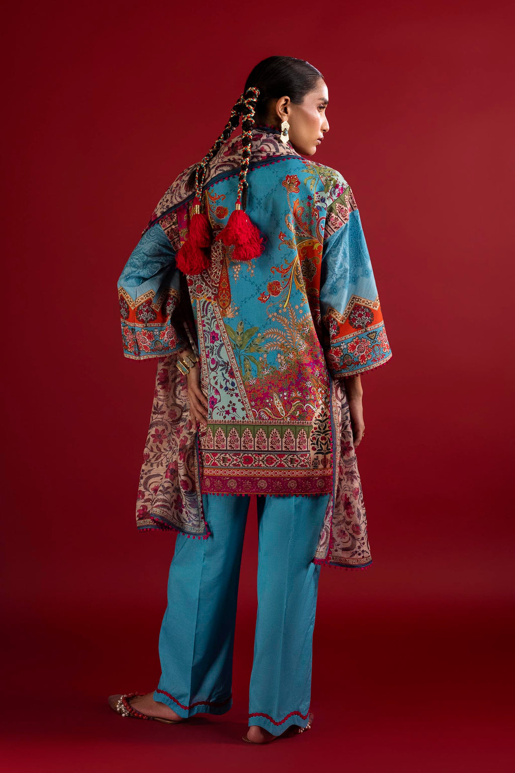 Sana Safinaz | Mahay Summer 26 | H263-004B-3CG by Sana Safinaz - Designer Dress  - Type : Ladies Clothes - Available at Libayah - 100% Original 