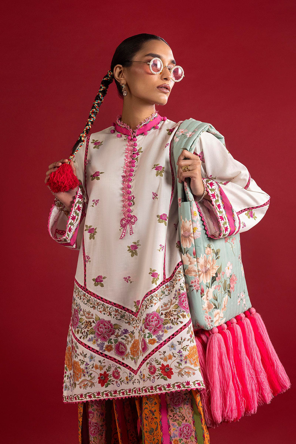 Sana Safinaz | Mahay Summer 26 | H263-006A-2AC by Sana Safinaz - Designer Dress  - Type : Ladies Clothes - Available at Libayah - 100% Original 