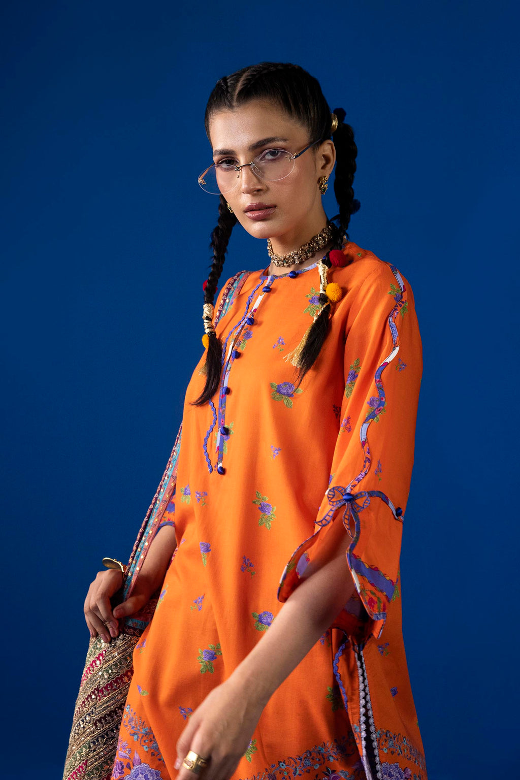 Sana Safinaz | Mahay Summer 26 | H263-006B-2AC by Sana Safinaz - Designer Dress  - Type : Ladies Clothes - Available at Libayah - 100% Original 