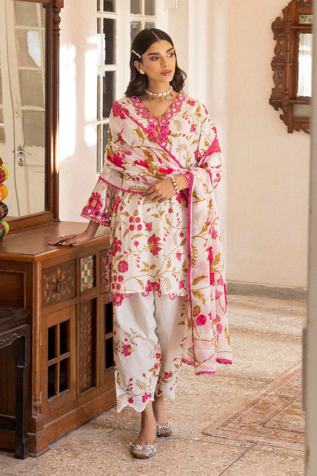 Sana Safinaz | Mahay Summer 26 | H263-009A-3CI by Sana Safinaz - Designer Dress  - Type : Ladies Clothes - Available at Libayah - 100% Original 