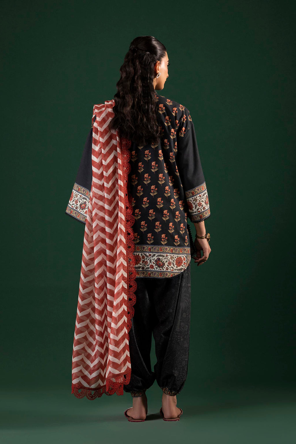 Sana Safinaz | Mahay Summer 26 | H264-002A-3CG by Sana Safinaz - Designer Dress  - Type : Ladies Clothes - Available at Libayah - 100% Original 