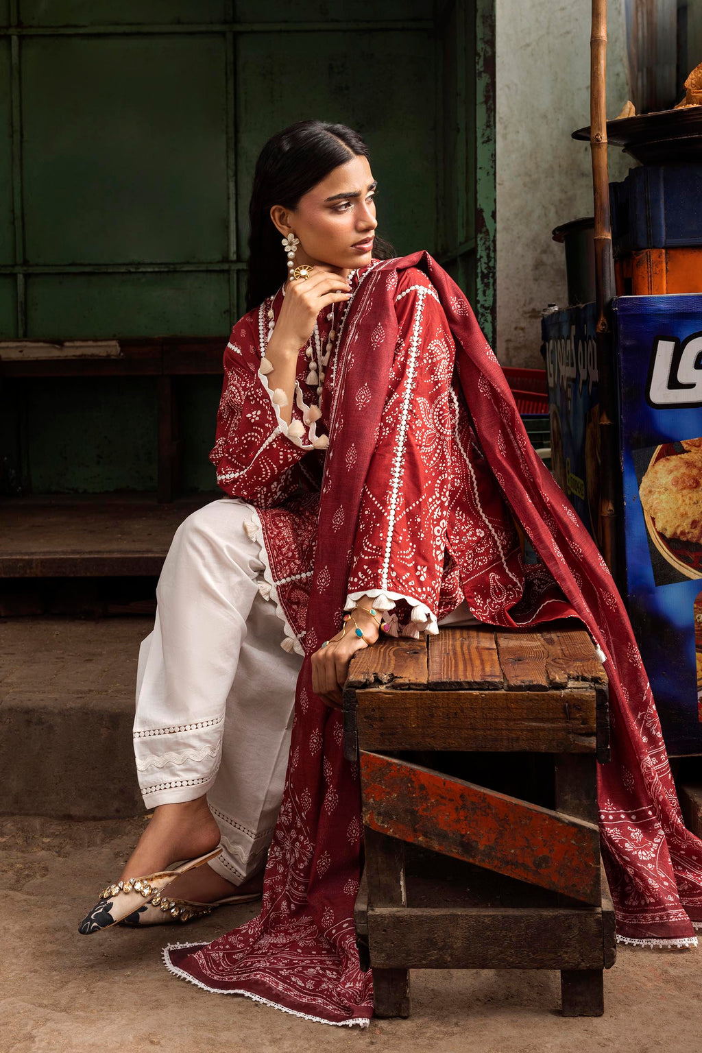Sana Safinaz | Mahay Summer 26 | H264-004B-2G by Sana Safinaz - Designer Dress  - Type : Ladies Clothes - Available at Libayah - 100% Original 