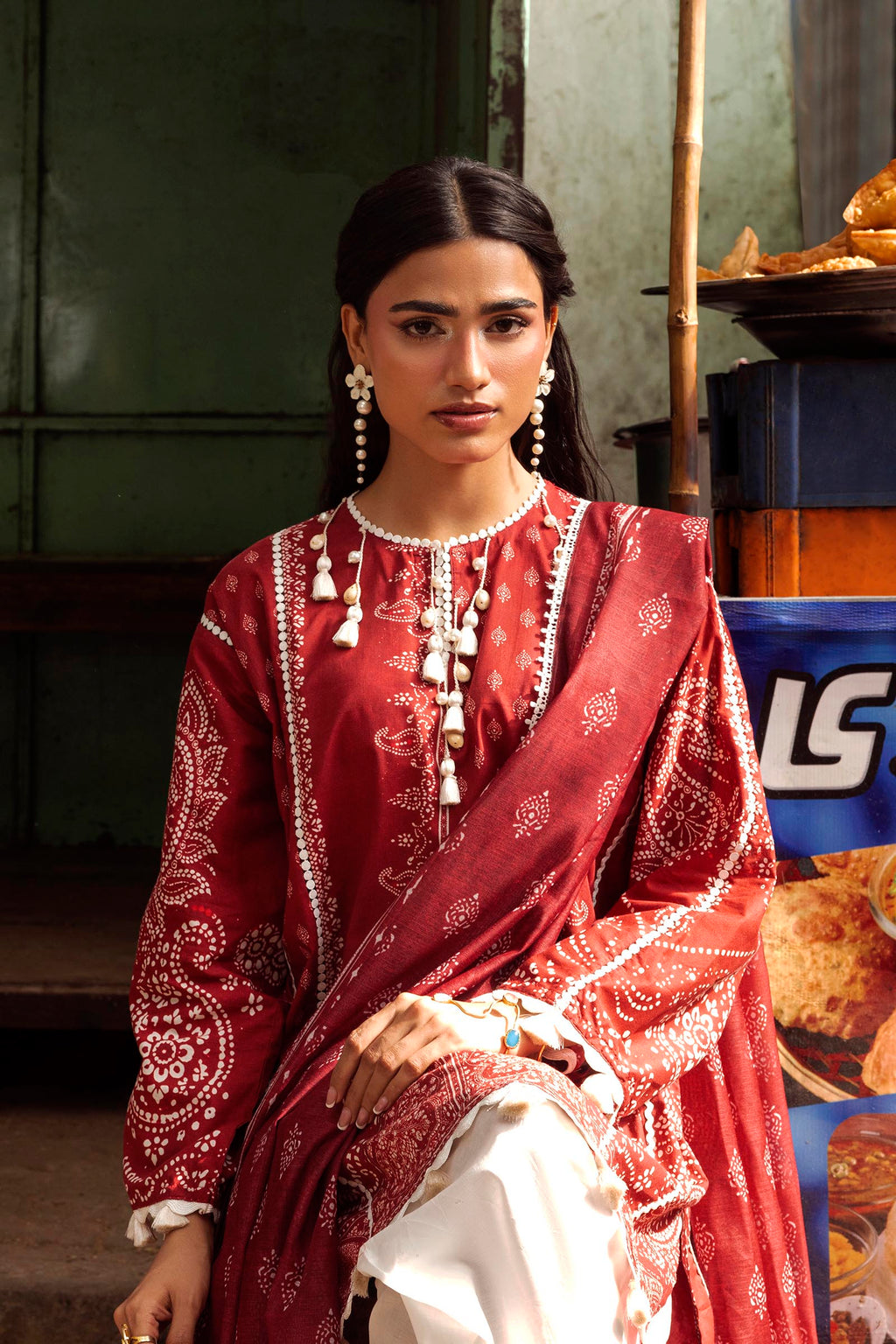 Sana Safinaz | Mahay Summer 26 | H264-004B-2G by Sana Safinaz - Designer Dress  - Type : Ladies Clothes - Available at Libayah - 100% Original 