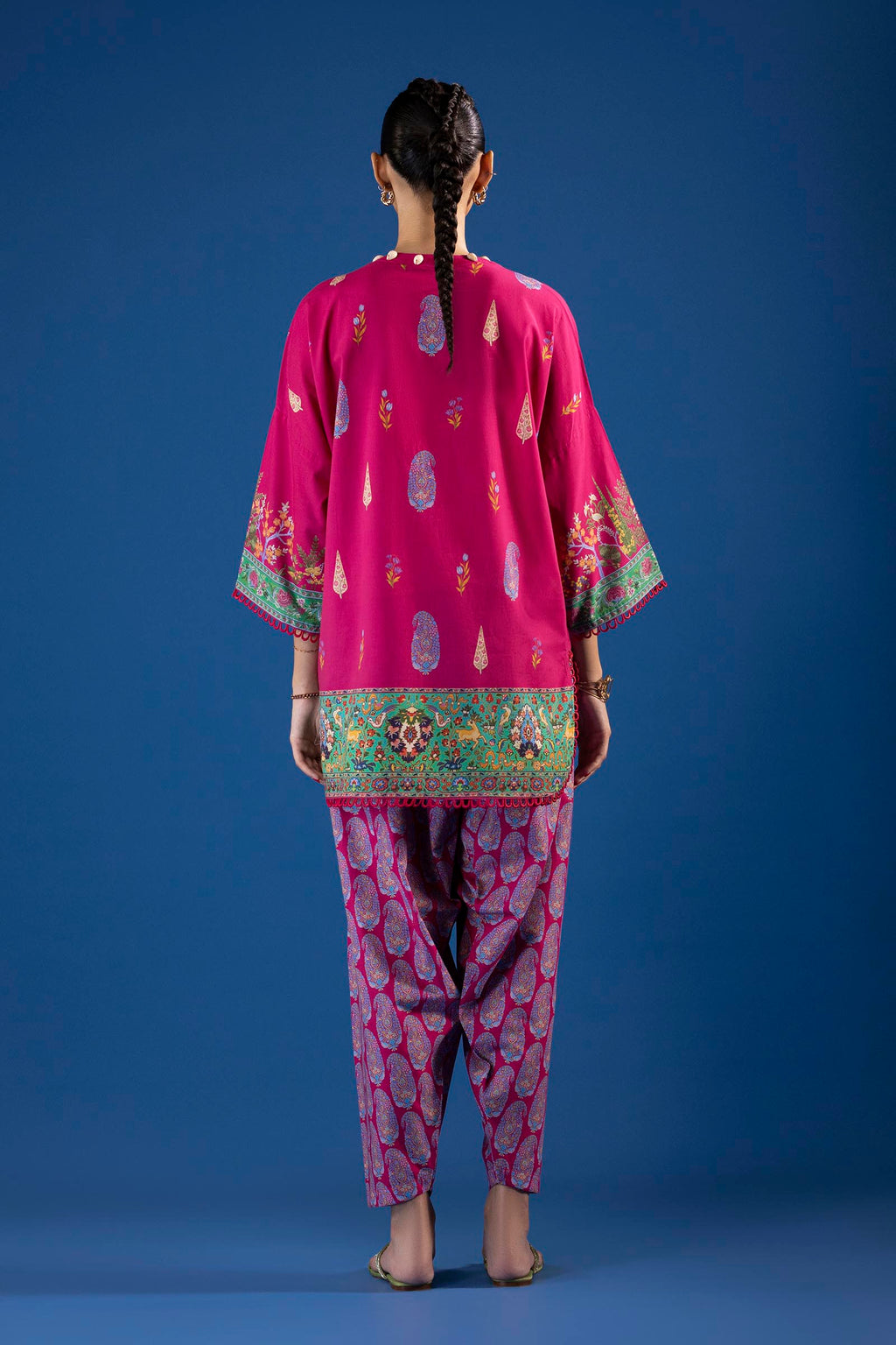Sana Safinaz | Mahay Summer 26 | H264-006B-2AC by Sana Safinaz - Designer Dress  - Type : Ladies Clothes - Available at Libayah - 100% Original 