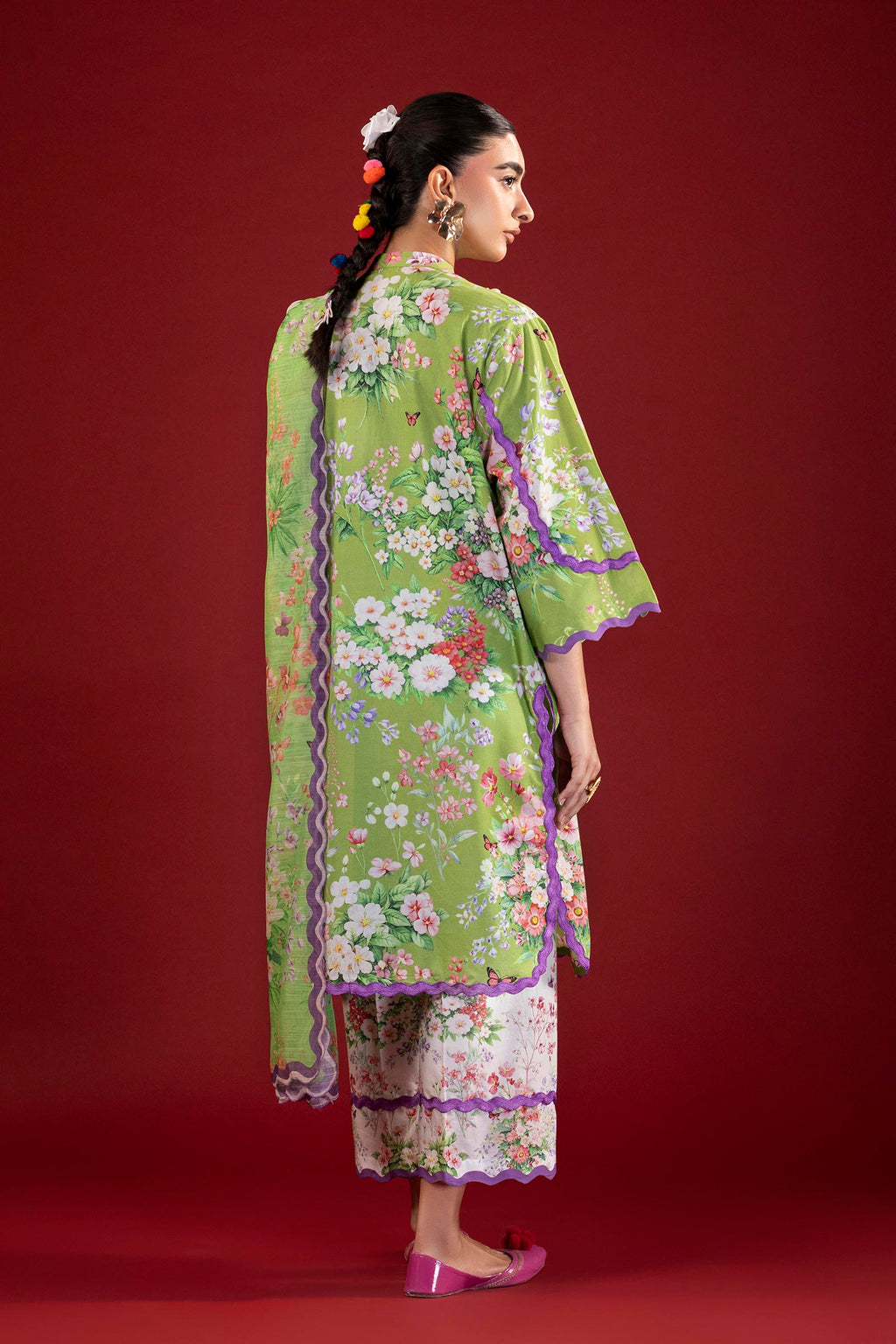 Sana Safinaz | Mahay Summer 26 | H264-007B-3AG by Sana Safinaz - Designer Dress  - Type : Ladies Clothes - Available at Libayah - 100% Original 