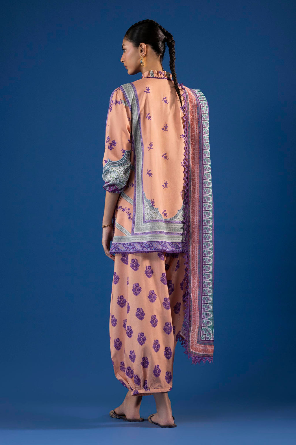 Sana Safinaz | Mahay Summer 26 | H264-008B-3CG by Sana Safinaz - Designer Dress  - Type : Ladies Clothes - Available at Libayah - 100% Original 