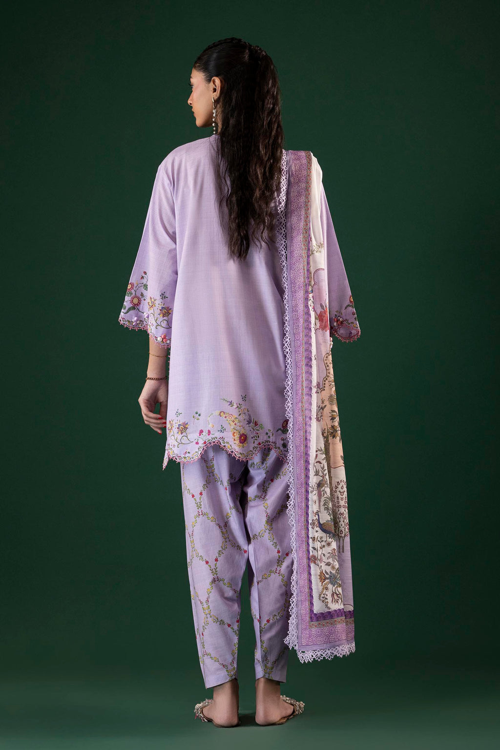 Sana Safinaz | Mahay Summer 26 | H264-009A-3CG by Sana Safinaz - Designer Dress  - Type : Ladies Clothes - Available at Libayah - 100% Original 