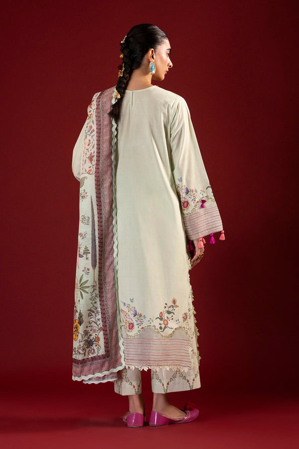 Sana Safinaz | Mahay Summer 26 | H264-009B-3CG by Sana Safinaz - Designer Dress  - Type : Ladies Clothes - Available at Libayah - 100% Original 